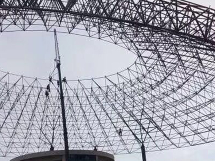 上饶篮球馆球形网架厂家价格